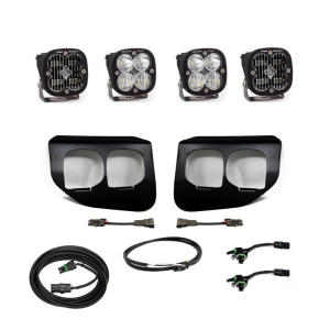 Ford Super Duty Fog Light Pocket Kit - Baja Designs - Dual FPK SAE/Sport DC - `20-`27